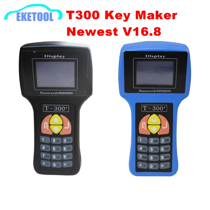 Professional T300 Auto Key Programmer Latest V16.8 Blue/Black Optional English/Spanish Optional Supports Multi-Brand Cars
Professional T300 Auto Key Programmer Latest V16.8 Blue/Black Optional English/Spanish Optional Supports Multi-Brand Cars