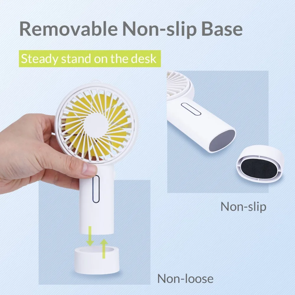 ORICO USB Fan Cooler Adajustable Handheld Mini USB Air Cooling Fan Portable Desktop Office Fan Dual Use Home Student Dormitory
ORICO USB Fan Cooler Adajustable Handheld Mini USB Air Cooling Fan Portable Desktop Office Fan Dual Use Home Student Dormitory