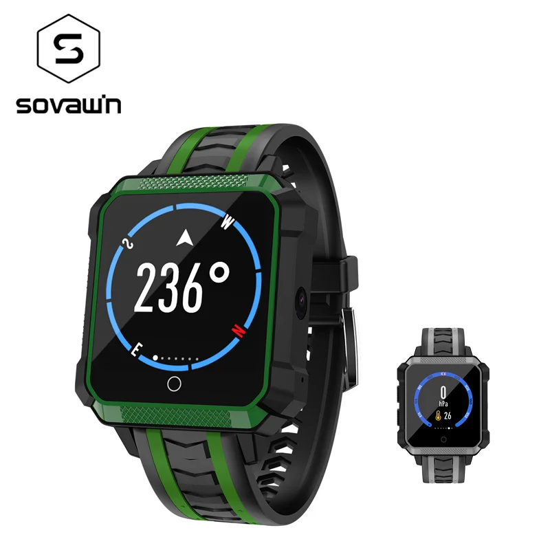 Sovawin H7 1 54 дюймов Смарт часы Водонепроницаемый gps 4G спортивные умные кровяное Давление Для мужчин женщин сим