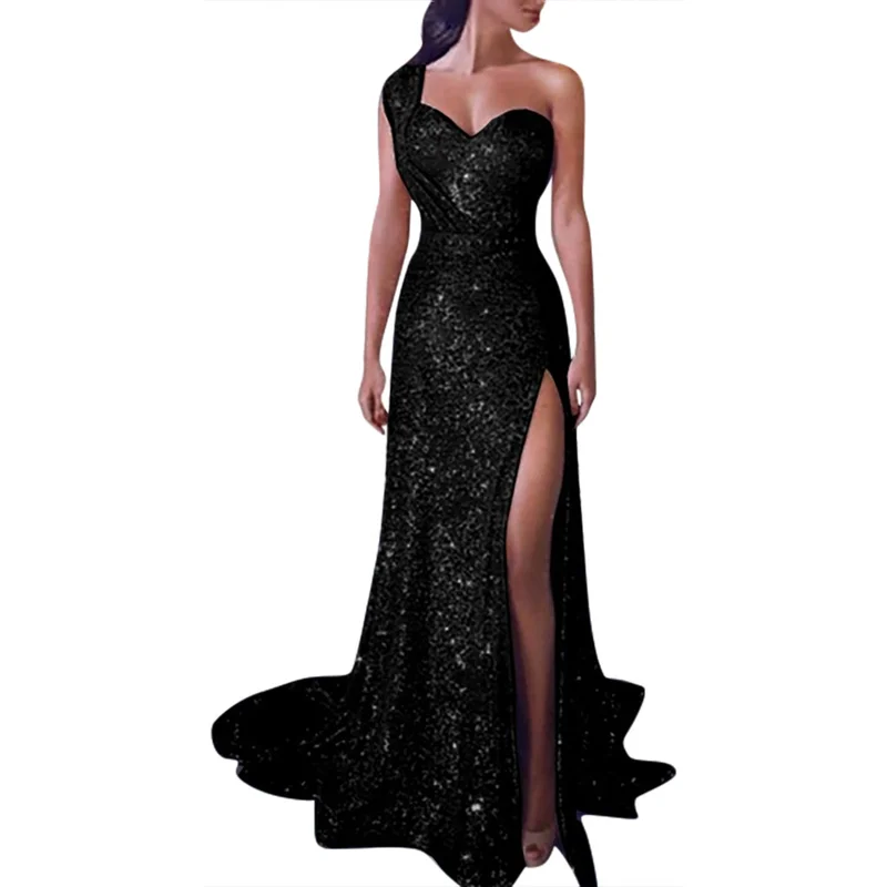 U-SWEAR New Summer Women Dress Sexy Sequined Beading Prom Party One Shoulder Bridesmaid Vestidos De Verano
U-SWEAR New Summer Women Dress Sexy Sequined Beading Prom Party One Shoulder Bridesmaid Vestidos De Verano