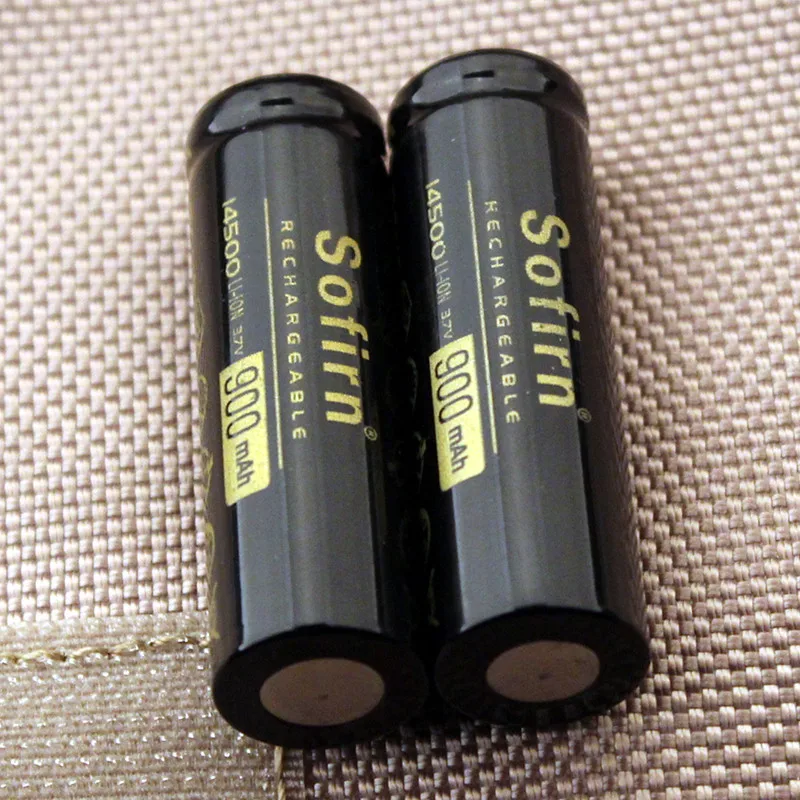 Sofirn 2 Pieces 14500 900mAh Li-ion Rechargeable Battery Batteries Baterias Bateria For LED Flashlight
Sofirn 2 Pieces 14500 900mAh Li-ion Rechargeable Battery Batteries Baterias Bateria For LED Flashlight