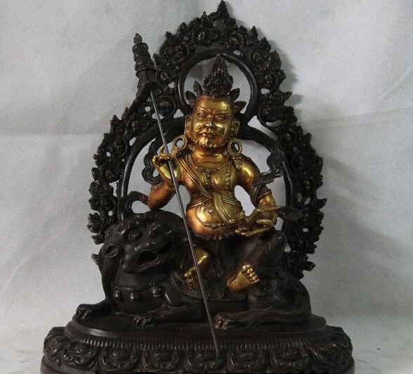 Песня voge gem S1179 13 "Тибет Медь Бронзовый Vaishravana желтый Jambhala Бог Будда богатства Статуя
Песня voge gem S1179 13 "Тибет Медь Бронзовый Vaishravana желтый Jambhala Бог Будда богатства Статуя