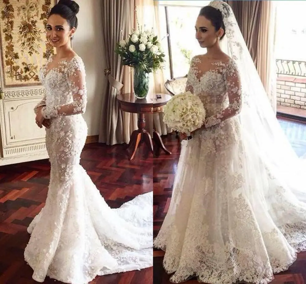 Винтажное платье с длинным рукавом, длинное кружевное платье на свадьбу из двух предметов с объемной аппликацией
Винтажное платье с длинным рукавом, длинное кружевное платье на свадьбу из двух предметов с объемной аппликацией