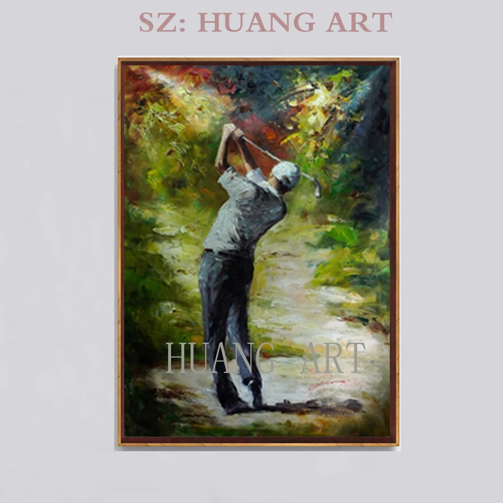 Character movement hand made Brand painting Playing golf New Figures pop art on canvas good for decorate house
Character movement hand made Brand painting Playing golf New Figures pop art on canvas good for decorate house