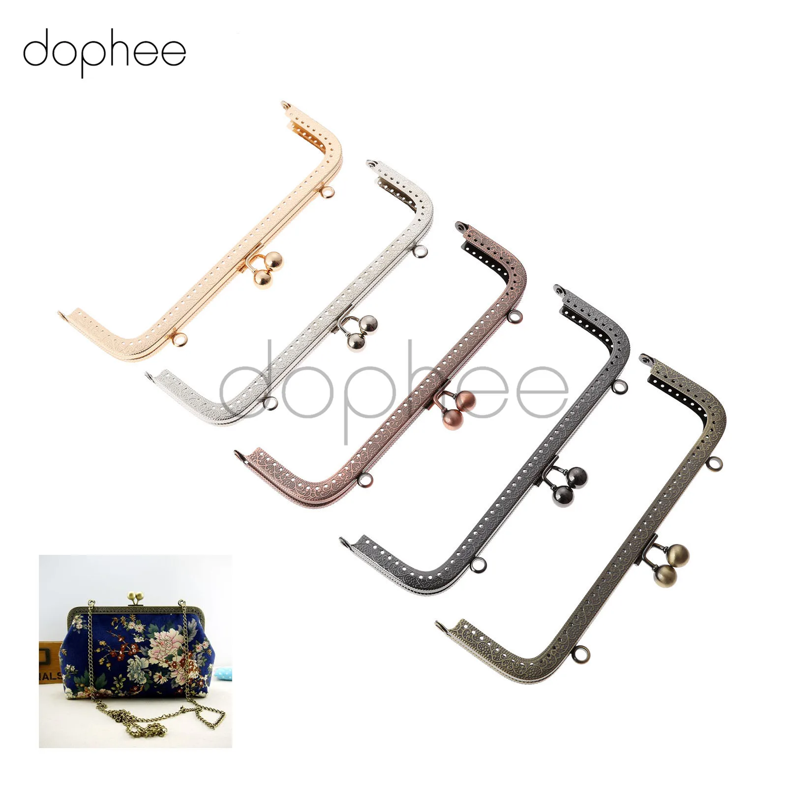 dophee 1pcs 20cm Square Metal Purse Frame Handle Bead Head Kiss Clasp Lock 5 Colors For Clutch Bag Coin Handbag Accessories
dophee 1pcs 20cm Square Metal Purse Frame Handle Bead Head Kiss Clasp Lock 5 Colors For Clutch Bag Coin Handbag Accessories
