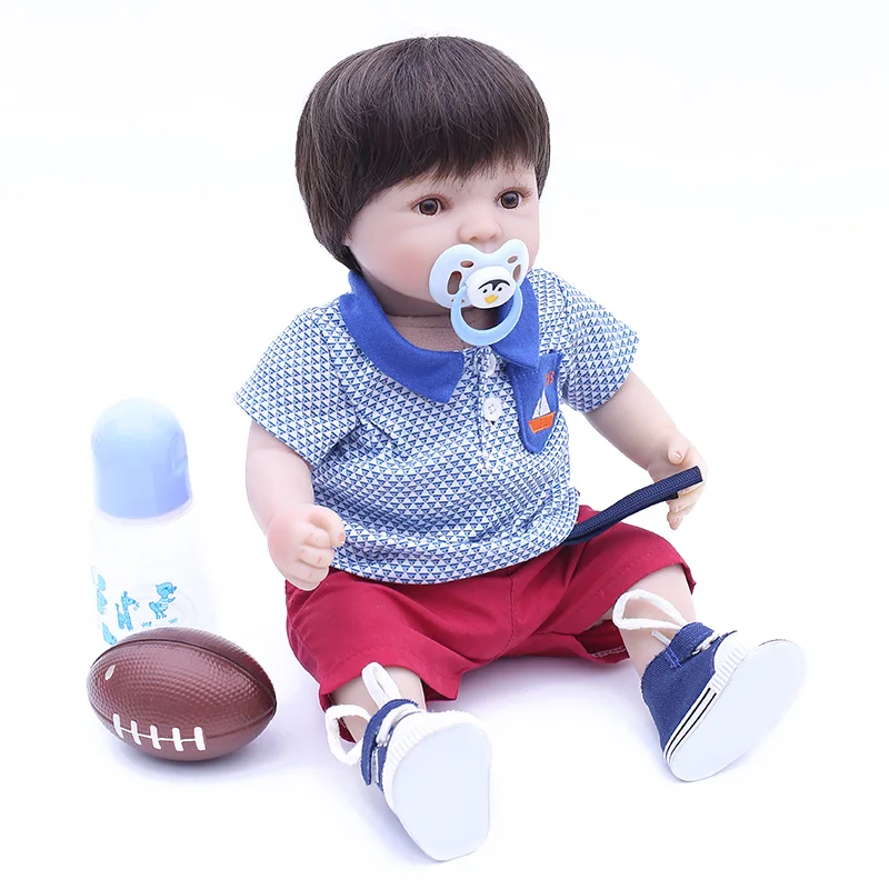 Hot sale16inch 40cm cloth body lifelike toddler baby boy with plush ball lovely baby clothes silicone reborn baby dolls
Hot sale16inch 40cm cloth body lifelike toddler baby boy with plush ball lovely baby clothes silicone reborn baby dolls