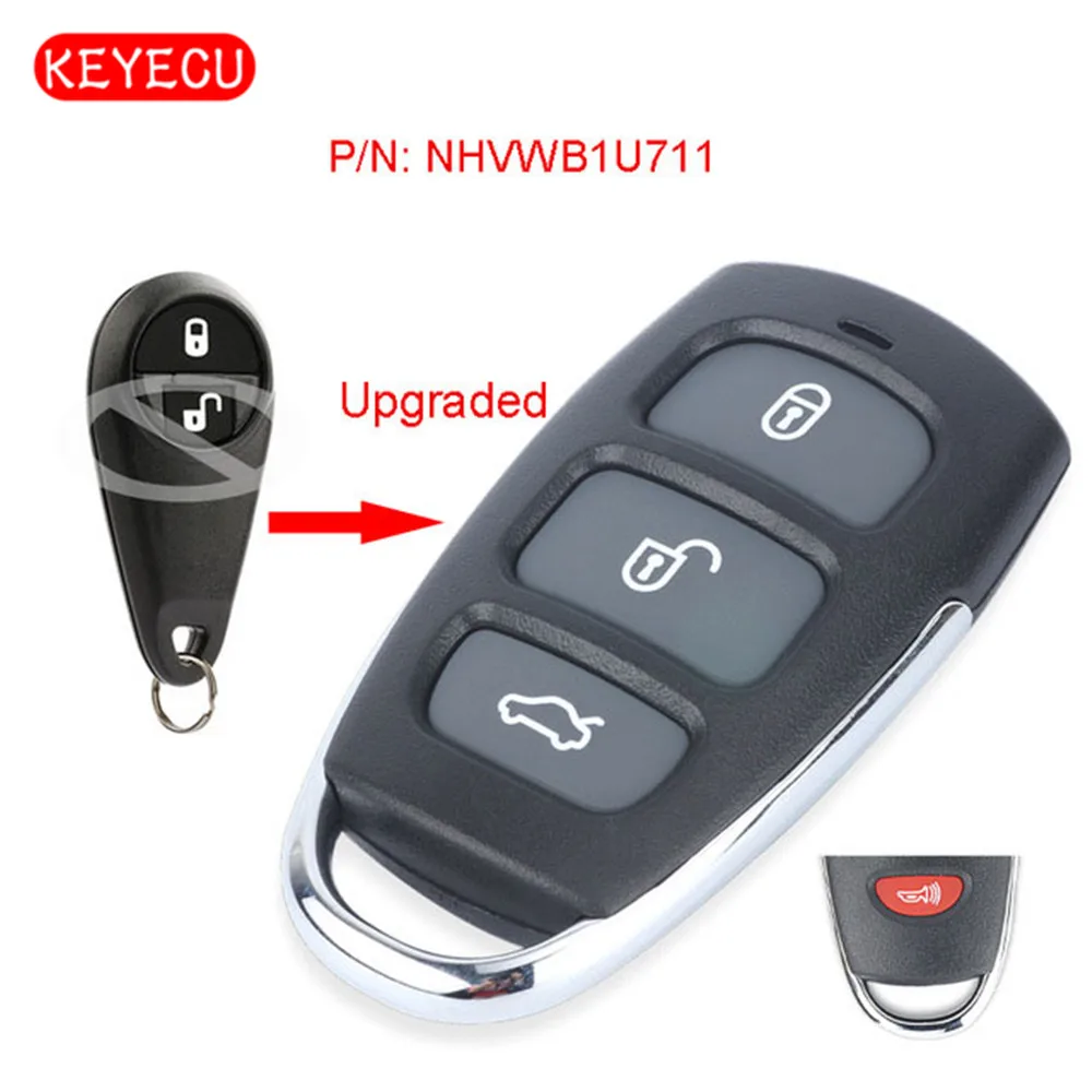Keyecu Upgraded Remote Car Key Fob 2+1 Buttons for Subaru Baja Forester Impreza 2005 2006 2007 P/N: NHVWB1U711
Keyecu Upgraded Remote Car Key Fob 2+1 Buttons for Subaru Baja Forester Impreza 2005 2006 2007 P/N: NHVWB1U711