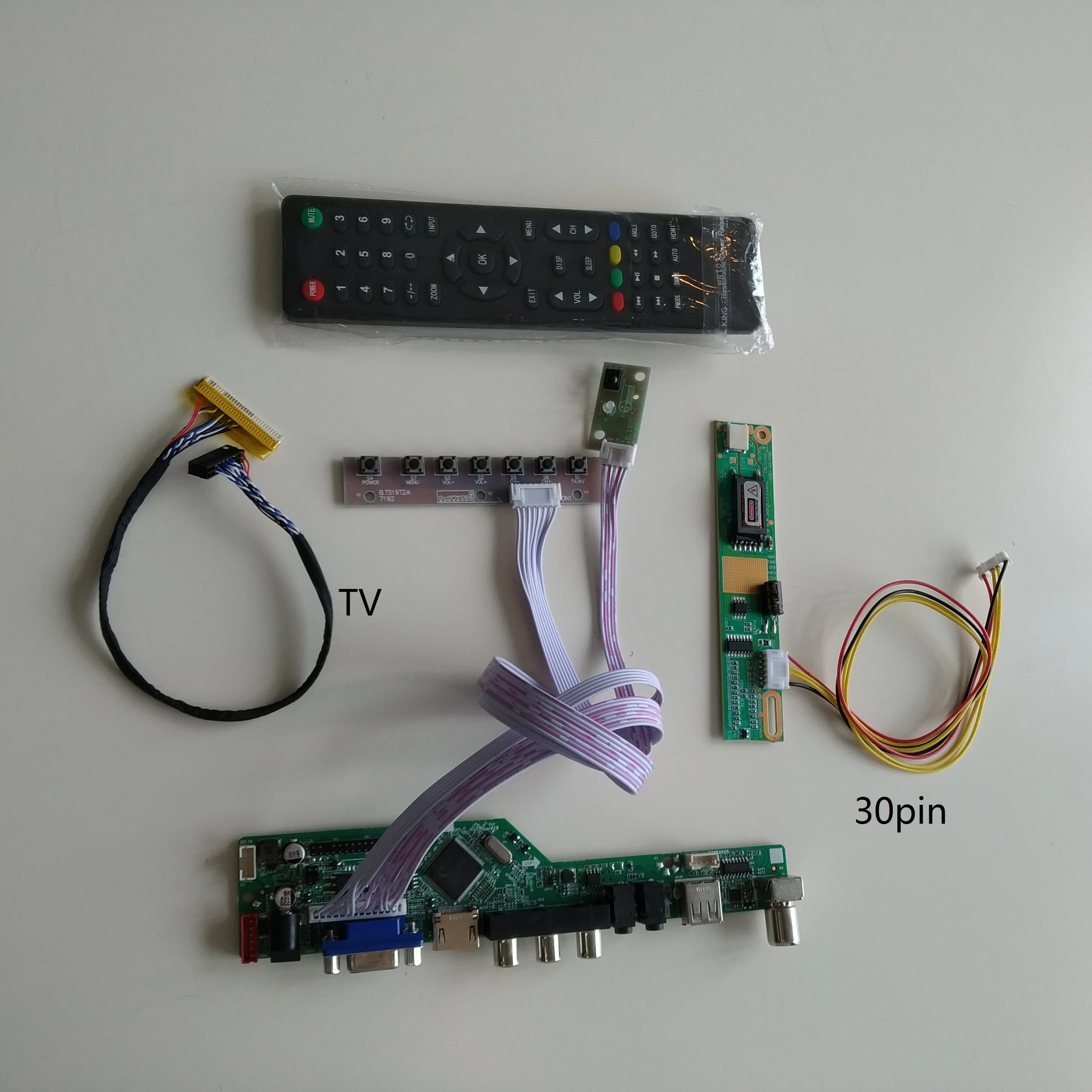 ТВ USB VGA AV ЖК светодиодный аудио контроллер плата комплект для LTM230HT09 1920X1080 23,0 "панель экрана монитора карты
ТВ USB VGA AV ЖК светодиодный аудио контроллер плата комплект для LTM230HT09 1920X1080 23,0 "панель экрана монитора карты