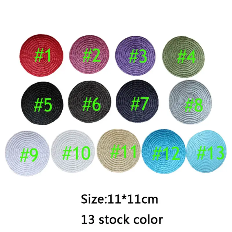 11cm White PP Round Base Fascinator Plastic Polyester Base Millinery Acc For Headwear
11cm White PP Round Base Fascinator Plastic Polyester Base Millinery Acc For Headwear