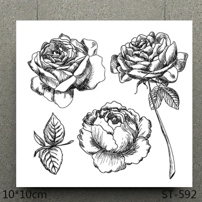 AZSG Lifelike Rose Flowers Silicone Clear Stamps For Scrapbooking DIY Clip Art /Card Making Decoration Stamps Crafts
AZSG Lifelike Rose Flowers Silicone Clear Stamps For Scrapbooking DIY Clip Art /Card Making Decoration Stamps Crafts