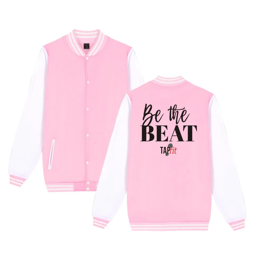 

fashion TAPfit Be the BEAT Printed men women Baseball Jacket Pocket casual Long Sleeve harajuku Hoodies Jackets Sweatshirts tops