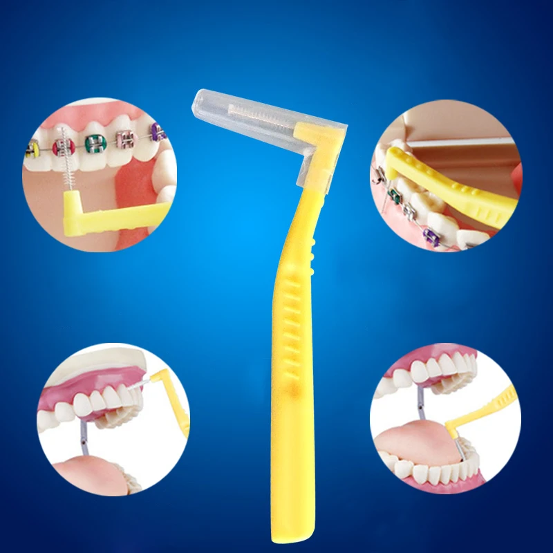 5 шт./коркорт. Прямая поставка 7 форм Push Pull межзубная щетка уход за полостью рта