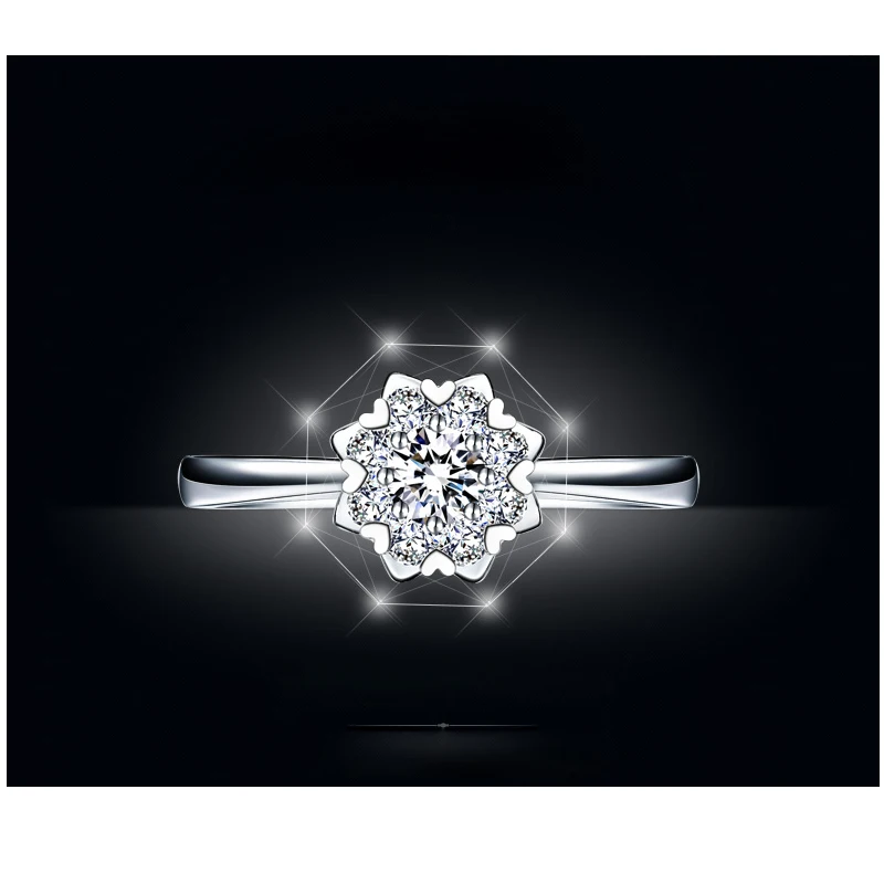ANI 18K White Gold (AU750) Wedding Ring 0.2 CT Certified I/SI Diamond Flower Shape Heart Prong Bridal Band for Lovers Engagement
ANI 18K White Gold (AU750) Wedding Ring 0.2 CT Certified I/SI Diamond Flower Shape Heart Prong Bridal Band for Lovers Engagement