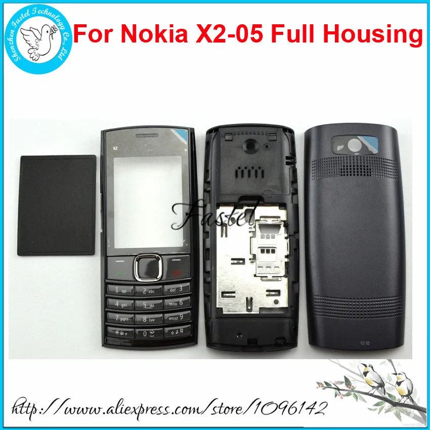 Hkfatel для Nokia X2 05 абсолютно новый полный Чехол мобильного телефона + клавиатура с