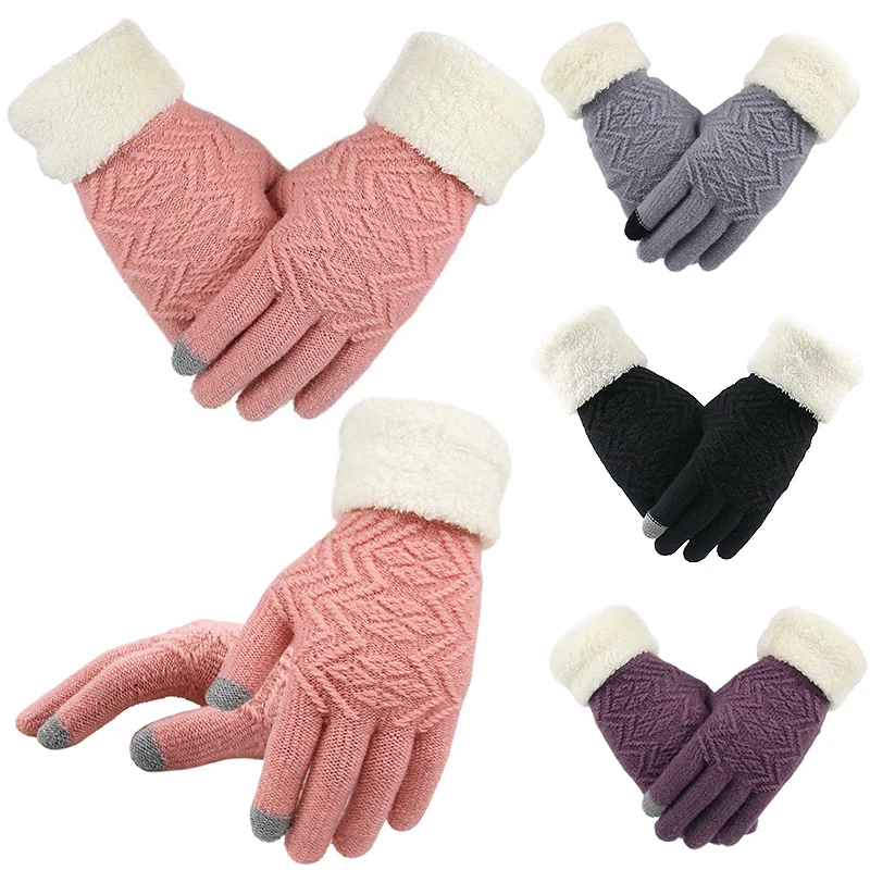 1Pair New Touch Full Elegant Fleece Fashion Winter Elegant Screen Kint Knitting 1Pair Warm Finger Gloves Women Gloves
1Pair New Touch Full Elegant Fleece Fashion Winter Elegant Screen Kint Knitting 1Pair Warm Finger Gloves Women Gloves