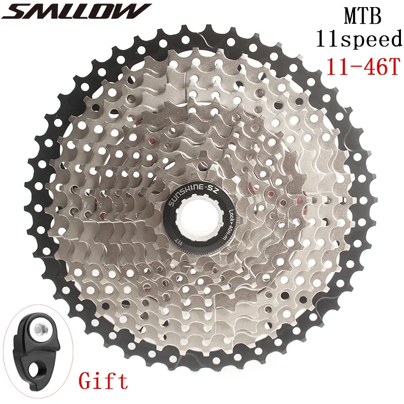 SUNSHINE-SZ 11s Cassette 11-46T Freewheel MTB Mountain Bike Bicycle Parts 11speed 11v Flywheel for parts M9000 XT SLX R gx x1 xo
SUNSHINE-SZ 11s Cassette 11-46T Freewheel MTB Mountain Bike Bicycle Parts 11speed 11v Flywheel for parts M9000 XT SLX R gx x1 xo