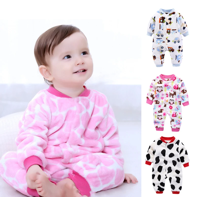 New Born Baby Spring-autumn Clothing Baby Boys Girls Long Sleeved Cartoon Rompers Winter Fleece Warm Climbing Jumpsuit Pajamas
New Born Baby Spring-autumn Clothing Baby Boys Girls Long Sleeved Cartoon Rompers Winter Fleece Warm Climbing Jumpsuit Pajamas