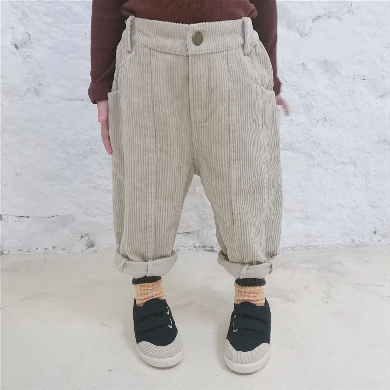 Children Corduroy Pants Fashion Autumn Winter New Boys and Girls Casual Trousers Kids Solid Harem Pants Baby Clothes for 3 Years
Children Corduroy Pants Fashion Autumn Winter New Boys and Girls Casual Trousers Kids Solid Harem Pants Baby Clothes for 3 Years
