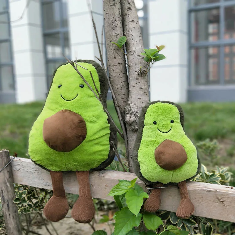 Симпатичные авокадо форма плюшевые куклы подушка имитация Авокадо Фрукты