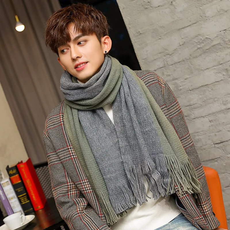 2020 New scarf men thick warm Scarf man winter Navy blue red wine color simple men scarf knitted wool scarf long young students
2020 New scarf men thick warm Scarf man winter Navy blue red wine color simple men scarf knitted wool scarf long young students