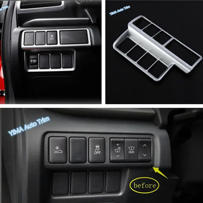 Lapetus Car Styling Head Lights Lamp Switch Button Frame Cover Trim 1 Piece ABS Fit For Mitsubishi Eclipse Cross 2018 - 2021
Lapetus Car Styling Head Lights Lamp Switch Button Frame Cover Trim 1 Piece ABS Fit For Mitsubishi Eclipse Cross 2018 - 2021