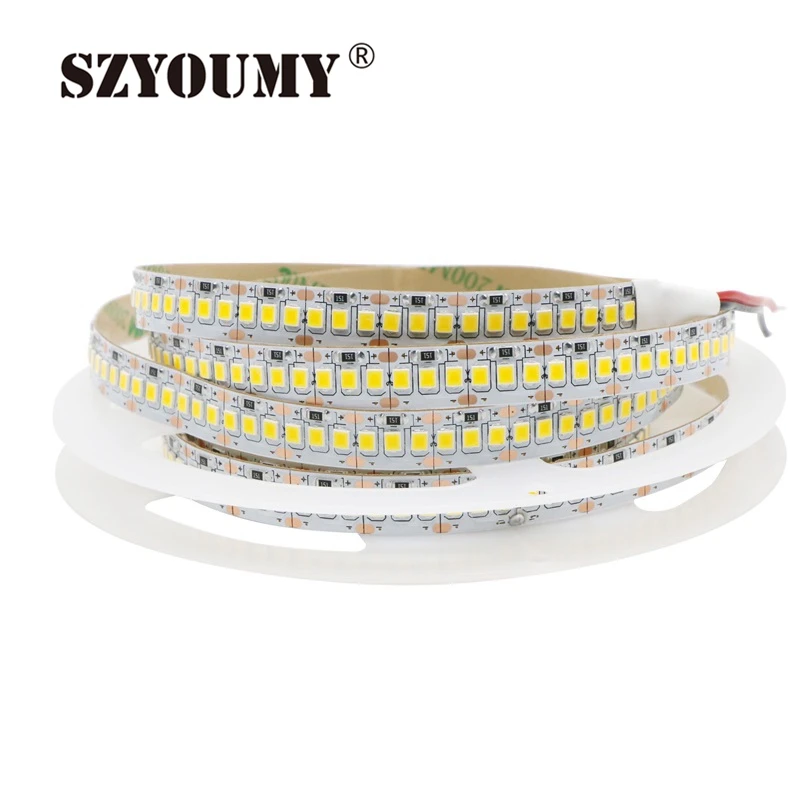LED Strip 2835 240 LEDs/M DC12V High Brightness 1200 LED Single Row Flexible LED Light Warm White / White
LED Strip 2835 240 LEDs/M DC12V High Brightness 1200 LED Single Row Flexible LED Light Warm White / White