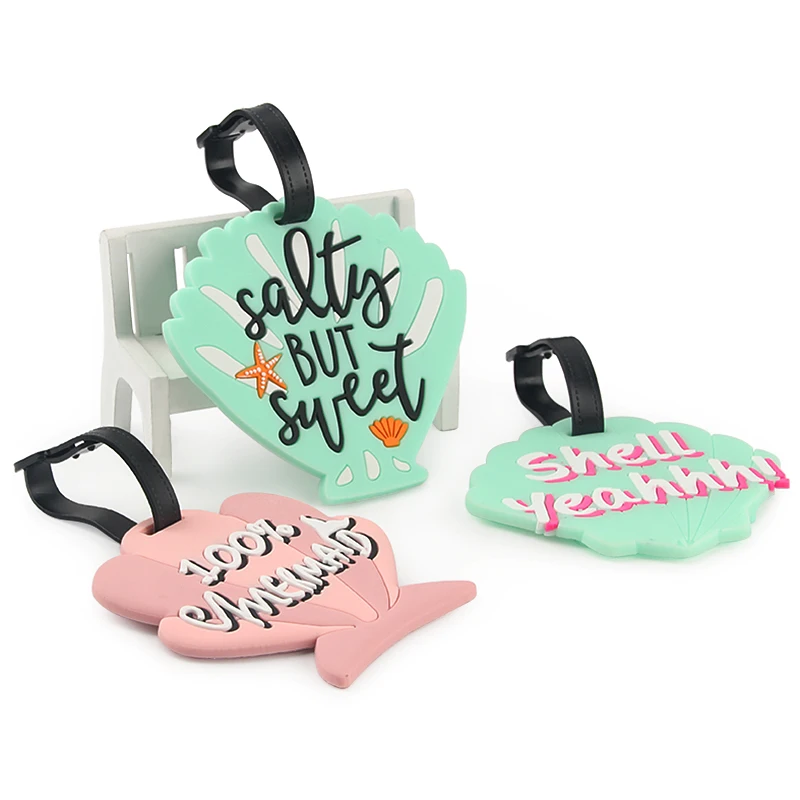 Shell Shape Luggage Tags Silicone Suitcase ID Addres Holder Portable Label Travel Accessories
Shell Shape Luggage Tags Silicone Suitcase ID Addres Holder Portable Label Travel Accessories