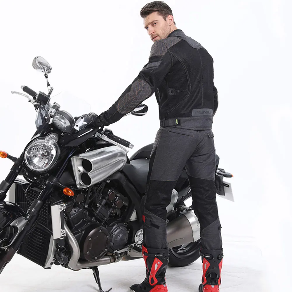 BENKIA Summer Mesh Motorcycle Jacket Protective Gear Men Moto Jeans Moto Racing Clothing Motorbike Clothing Chaqueta Moto Black
BENKIA Summer Mesh Motorcycle Jacket Protective Gear Men Moto Jeans Moto Racing Clothing Motorbike Clothing Chaqueta Moto Black