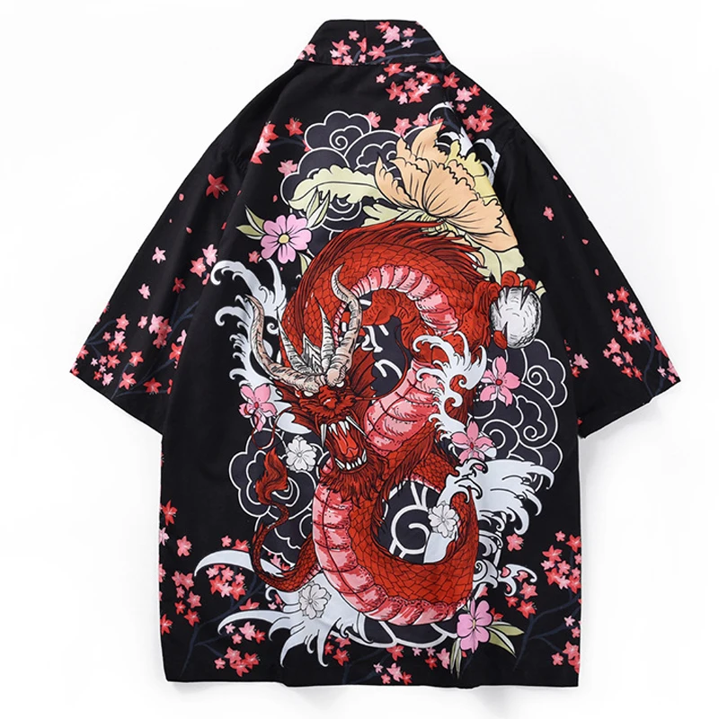 Camisa masculina Дракон Printin японский стиль кимоно Haori для мужчин и женщин Китайский дракон Традиционная японская одежда размер США
Camisa masculina Дракон Printin японский стиль кимоно Haori для мужчин и женщин Китайский дракон Традиционная японская одежда размер США