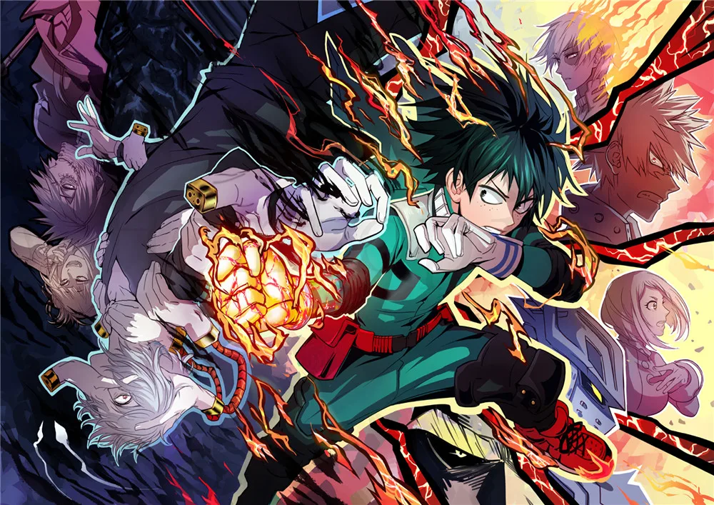 My Hero Academia Posters Cartoon Wall Stickers White Coated Paper Prints Livingroom Bedroom Bar Decoration Home Art Brand
My Hero Academia Posters Cartoon Wall Stickers White Coated Paper Prints Livingroom Bedroom Bar Decoration Home Art Brand
