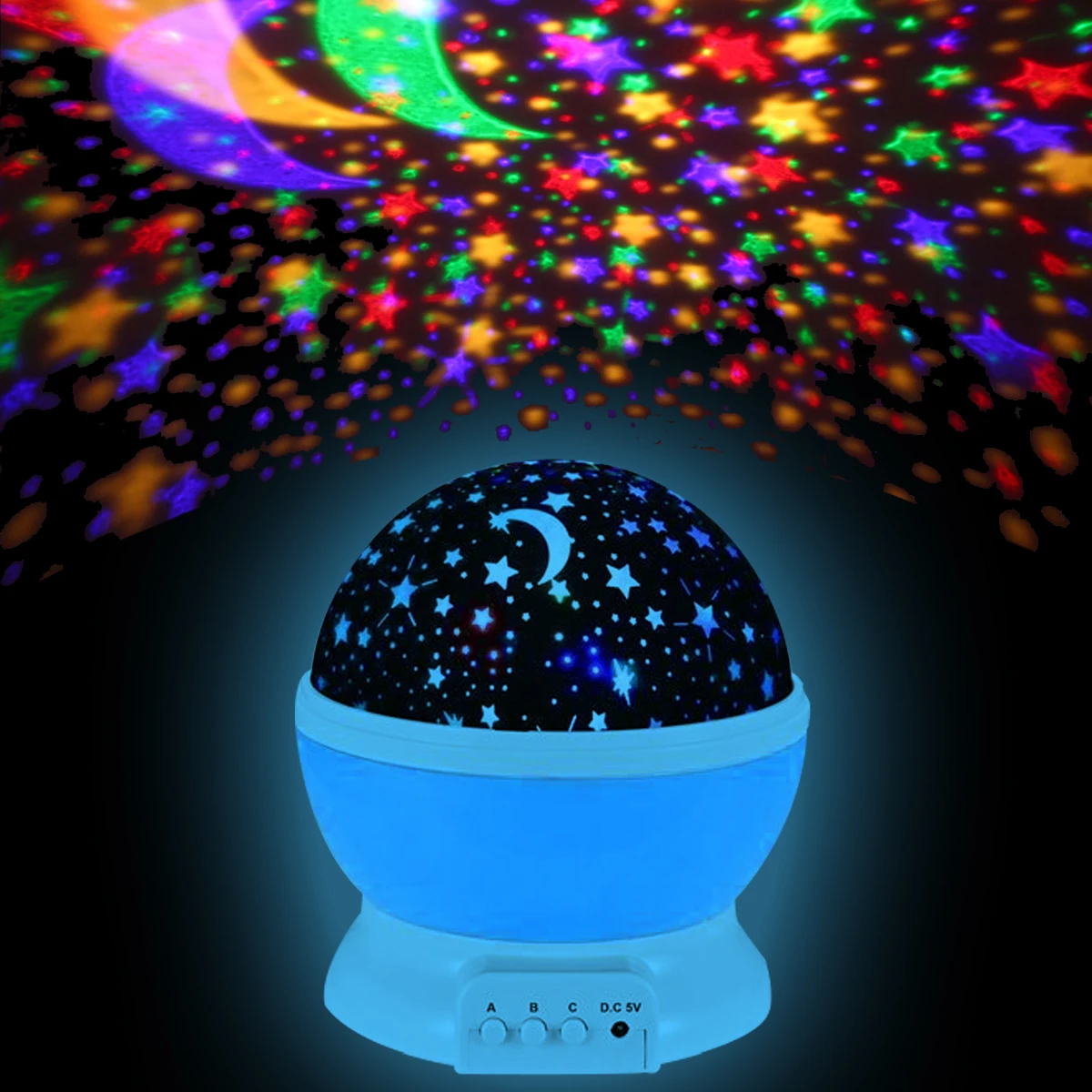 LED Sky Night Light Projector Moon Lamp Rotating Romantic LED Starry Table Lamp Battery USB Bedroom Christmas Party Projection
LED Sky Night Light Projector Moon Lamp Rotating Romantic LED Starry Table Lamp Battery USB Bedroom Christmas Party Projection