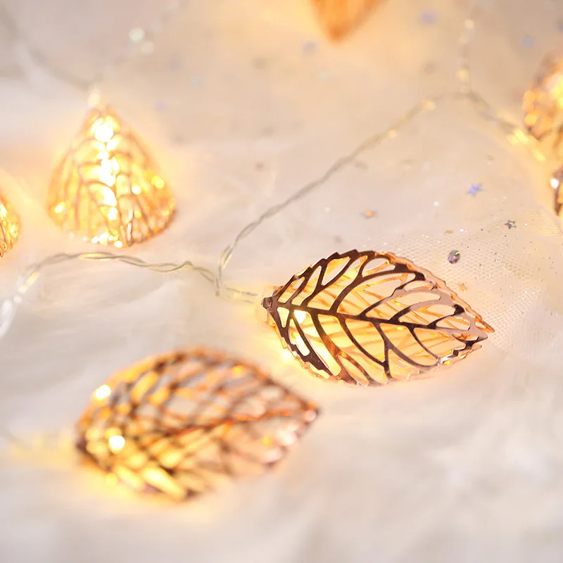 Novelty Led Light 10LEDS 20LEDS 50LEDS Iron Leaves Shaped LED String Light LED Fairy Light for Indoor Lighting Dec Home Holiday
Novelty Led Light 10LEDS 20LEDS 50LEDS Iron Leaves Shaped LED String Light LED Fairy Light for Indoor Lighting Dec Home Holiday