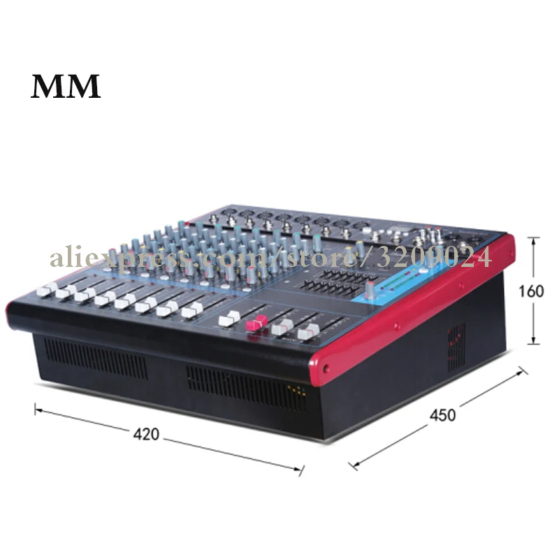 Professional Stage Performance 8 Channel Bluetooth USB Mixer With Amplifier Conference Room Karaoke MP3 Recording Dual Reverb
Professional Stage Performance 8 Channel Bluetooth USB Mixer With Amplifier Conference Room Karaoke MP3 Recording Dual Reverb