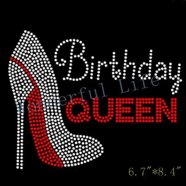 Free shipping Birthday Queen Rhinestone Transfer Template hotfix rhinestone Heat transfer design
Free shipping Birthday Queen Rhinestone Transfer Template hotfix rhinestone Heat transfer design
