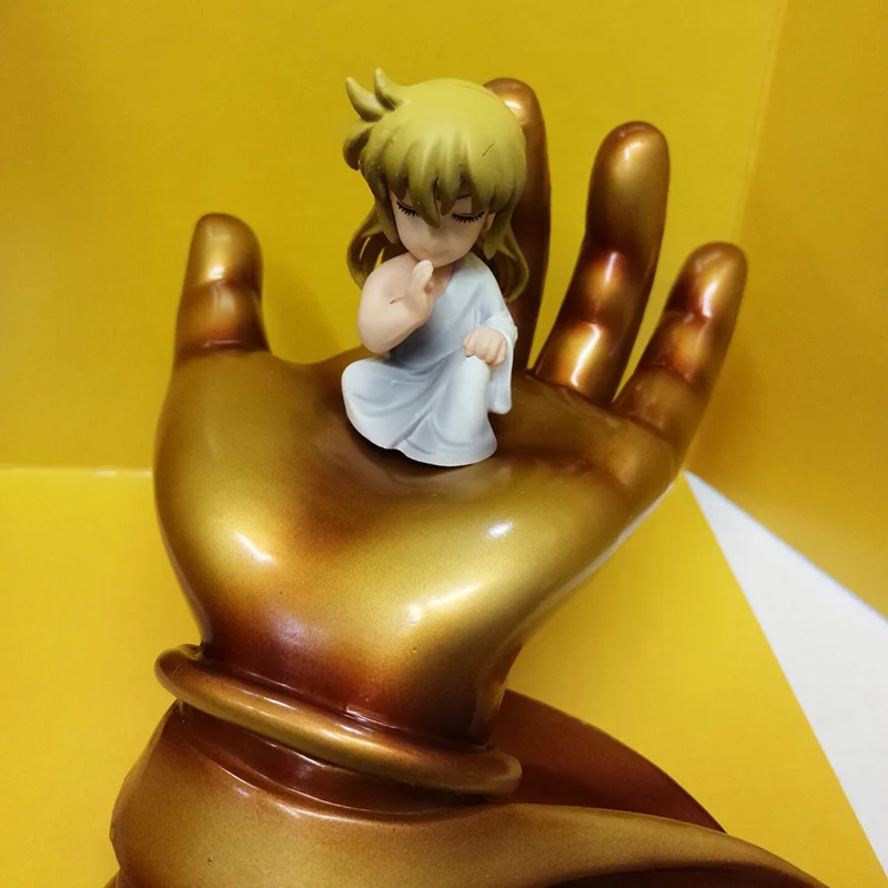 Аниме ткань Saint Seiya Миф Ткань золотые святых детство Дева Шака ПВХ фигурку