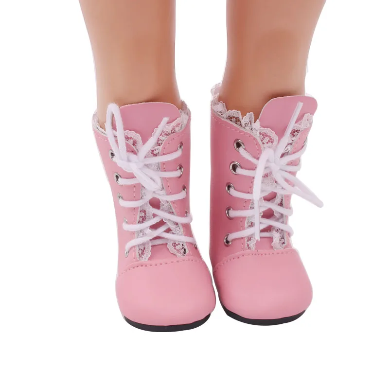 18 inch Girls doll shoes Pink boots PU shoe American new born accessories Baby toys fit 43 cm baby s127
18 inch Girls doll shoes Pink boots PU shoe American new born accessories Baby toys fit 43 cm baby s127