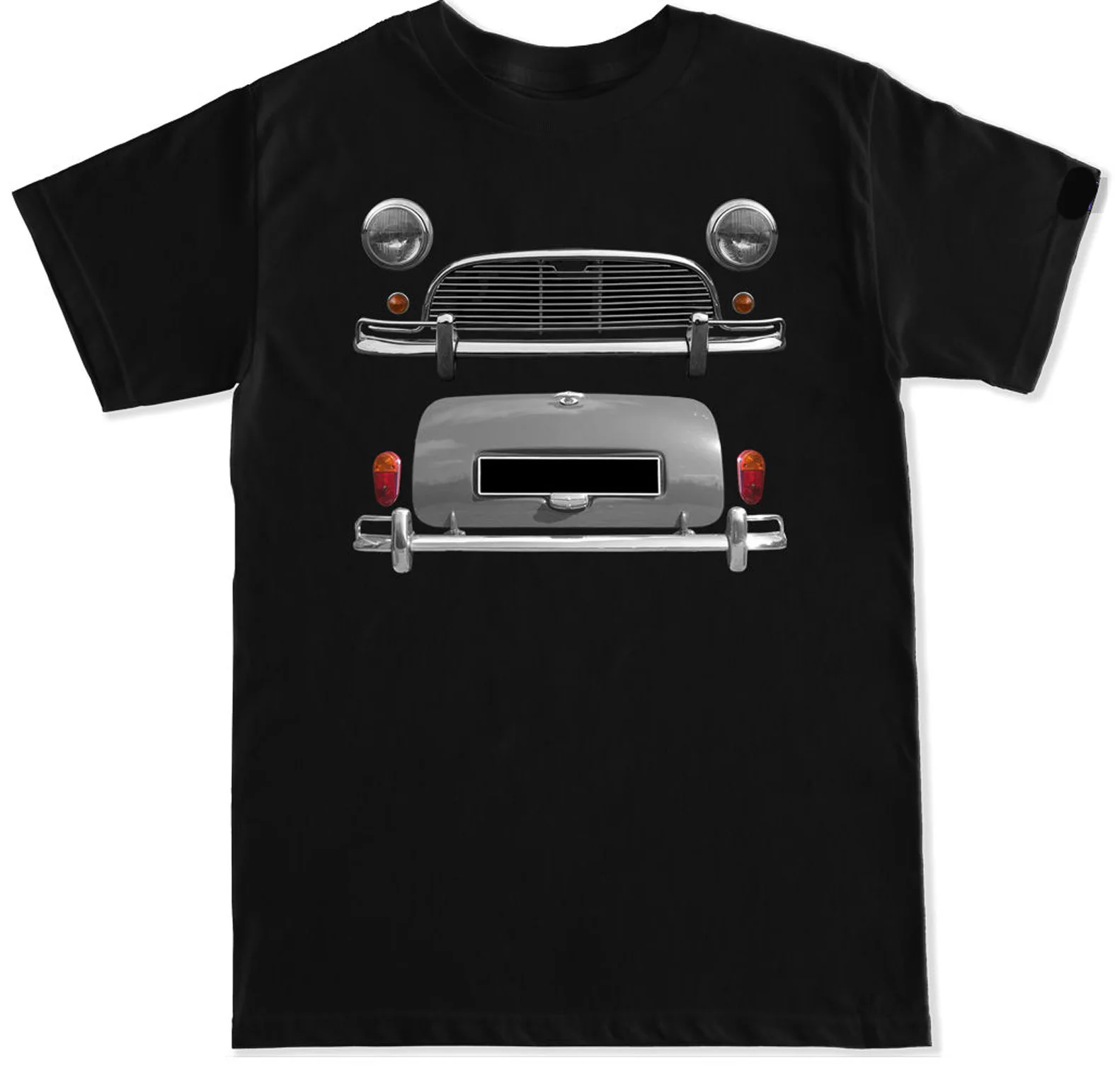 Фото Мужская футболка в стиле хип хоп Austin Mini Vtec Cooper Classic Morris черная нового дизайна лето