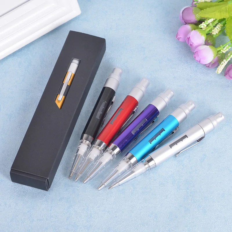 MUB - 6 Colors 2ml Metal Travel Perfume Pen For Pump Sprayer Refillable Perfumes Atomizer Bottle With Black Package High Quality
MUB - 6 Colors 2ml Metal Travel Perfume Pen For Pump Sprayer Refillable Perfumes Atomizer Bottle With Black Package High Quality
