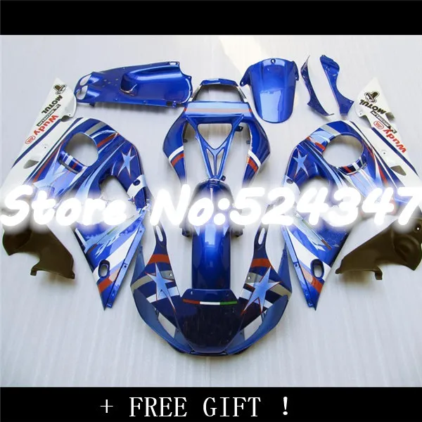 Nn-100% Fit for R6 fairing kit 1998 1999 2000 2001 2002 YZF R6 blue white fairings set for Yamaha
Nn-100% Fit for R6 fairing kit 1998 1999 2000 2001 2002 YZF R6 blue white fairings set for Yamaha