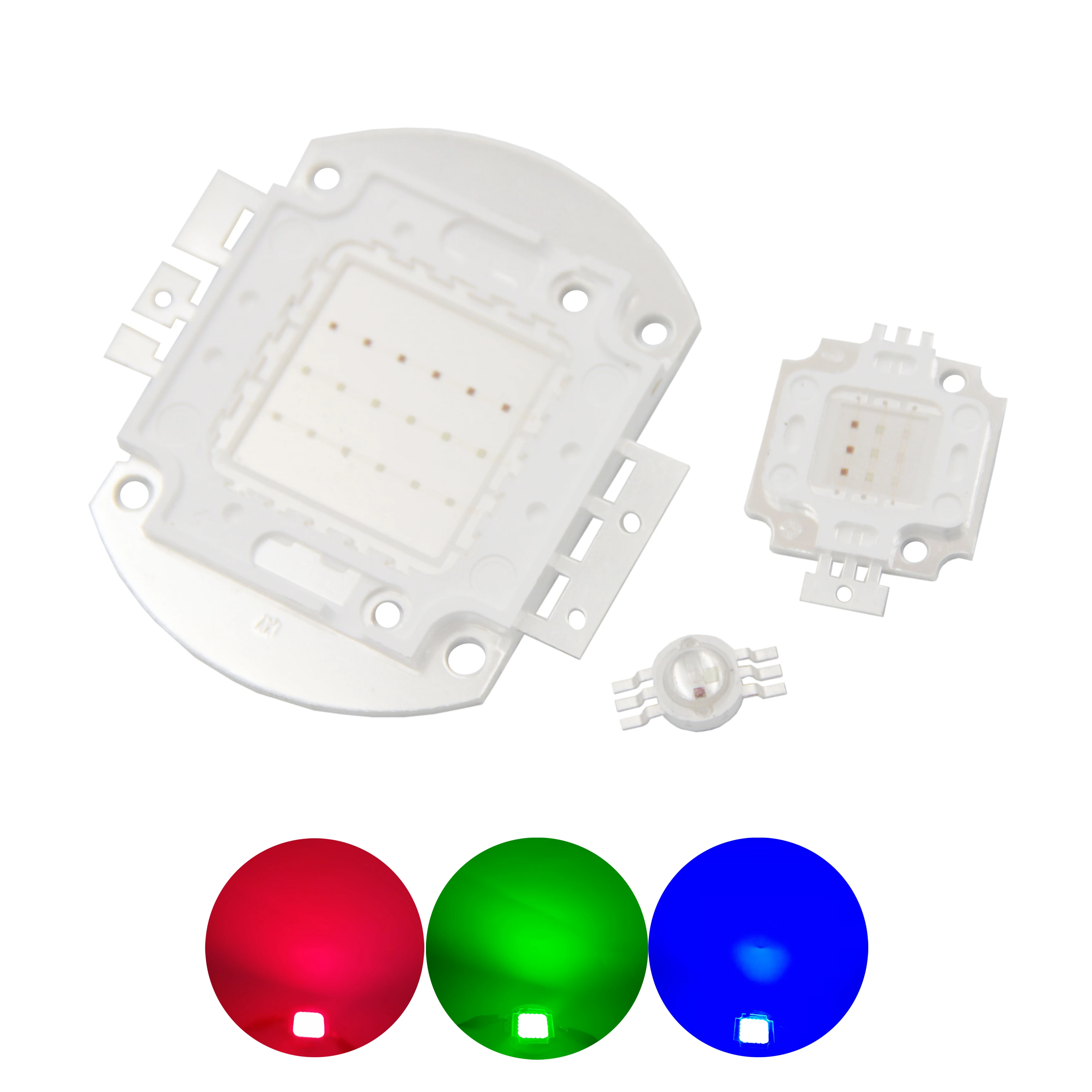 Высокий люмен RGB cob led Epistar Genesis красный зеленый синий 3 Вт 10 18 30 48 регулируемый свет