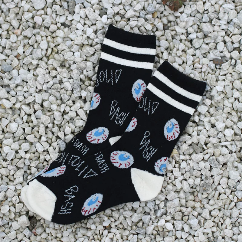 Fashion cartoon trend eyeball funny cotton jacquard men women socks perfect quality Argyle Street pattern cotton socks Skarpetki
Fashion cartoon trend eyeball funny cotton jacquard men women socks perfect quality Argyle Street pattern cotton socks Skarpetki