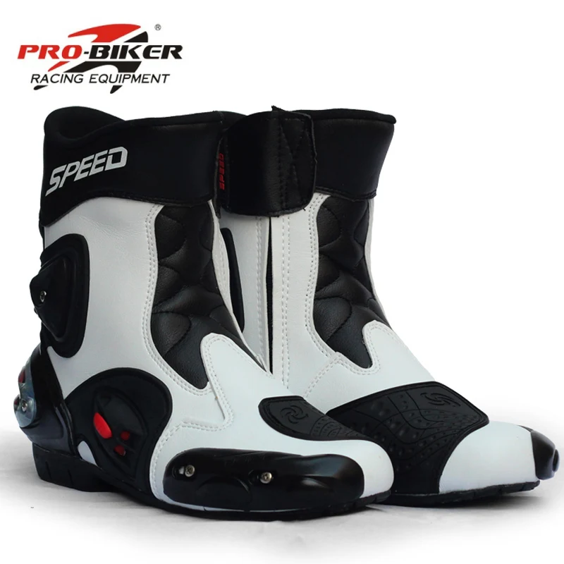 Мотоциклетные ботинки PRO-BIKER SPEED с защитой лодыжек, мотоциклетная обувь для езды на мотоцикле, гонок, мотокросса, черные, красные, белые
Мотоциклетные ботинки PRO-BIKER SPEED с защитой лодыжек, мотоциклетная обувь для езды на мотоцикле, гонок, мотокросса, черные, красные, белые