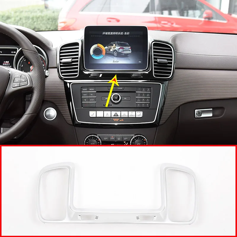 Car ABS Matt For Mercedes Benz GLS GLE Class Central Control Air Outlet Decorative Frame Trim Car Accessories
Car ABS Matt For Mercedes Benz GLS GLE Class Central Control Air Outlet Decorative Frame Trim Car Accessories