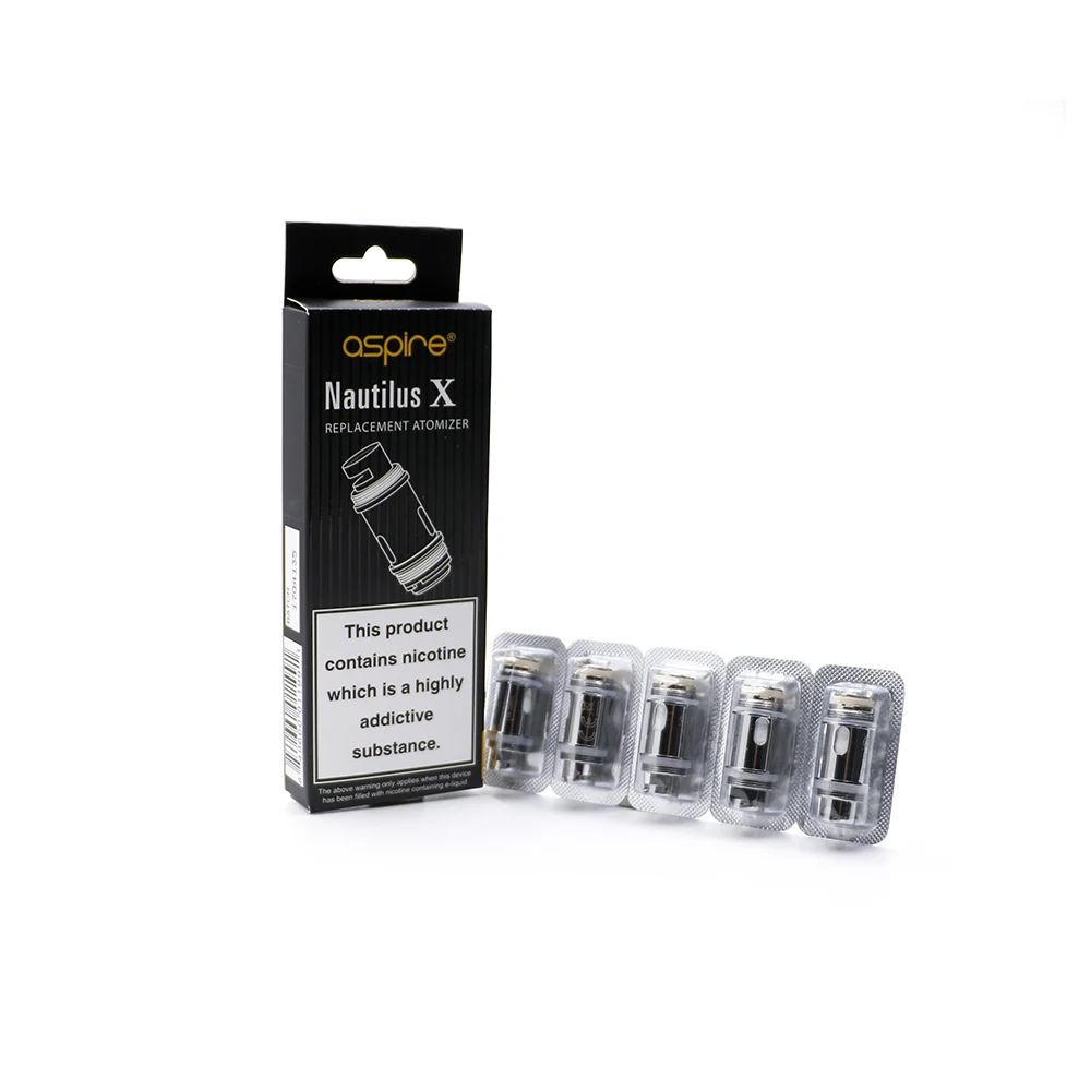 5pcs-Pack Aspire Nautilus X Катушки для приборов бренда "Aspire" nautilus сопротивление