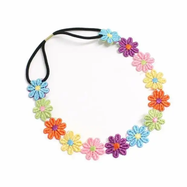 Повязка на голову с цветочной вышивкой для маленьких девочек|accessories for|accessories for