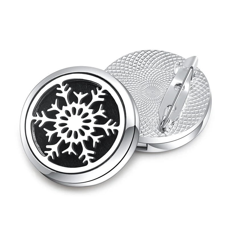 Exquisite Brooch Aroma Diffuser Snowflake Pattern Stainless Steel Pendant Perfume Lockets Essential Oil Aromatherapy Box Brooch
Exquisite Brooch Aroma Diffuser Snowflake Pattern Stainless Steel Pendant Perfume Lockets Essential Oil Aromatherapy Box Brooch