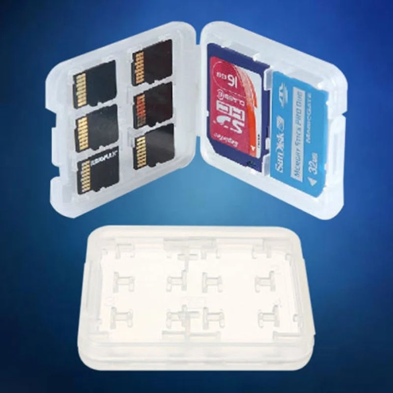 1 шт. чехол для хранения карт памяти Пластиковый Micro SD TF SDHC MSPD Органайзер коробка