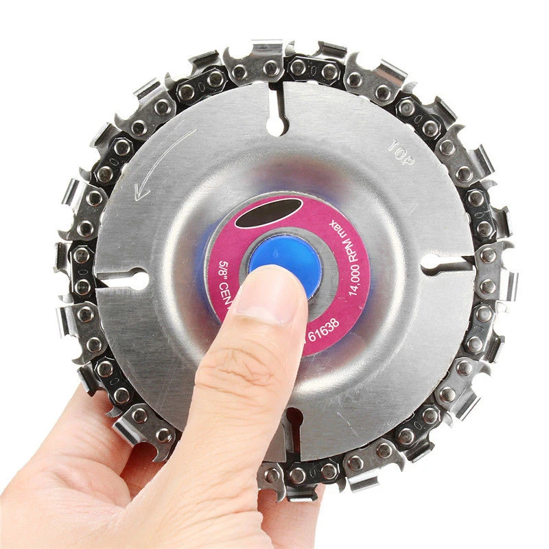 4 Inch 22Tooth Grinder Disc Fine Chain Saw 4 Inch Angle Carving Culpting Wood Plastics For 100/115 Angle Grinder
4 Inch 22Tooth Grinder Disc Fine Chain Saw 4 Inch Angle Carving Culpting Wood Plastics For 100/115 Angle Grinder
