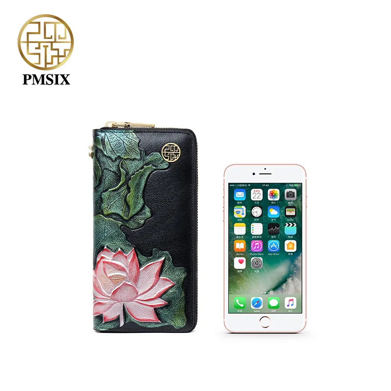 Pmsix 2020 Luxury Embossed Genuine Leather wallet Brand fashion Vintage Purse Female Elegant Clutch Card Bag Mobile Phone Bag
Pmsix 2020 Luxury Embossed Genuine Leather wallet Brand fashion Vintage Purse Female Elegant Clutch Card Bag Mobile Phone Bag