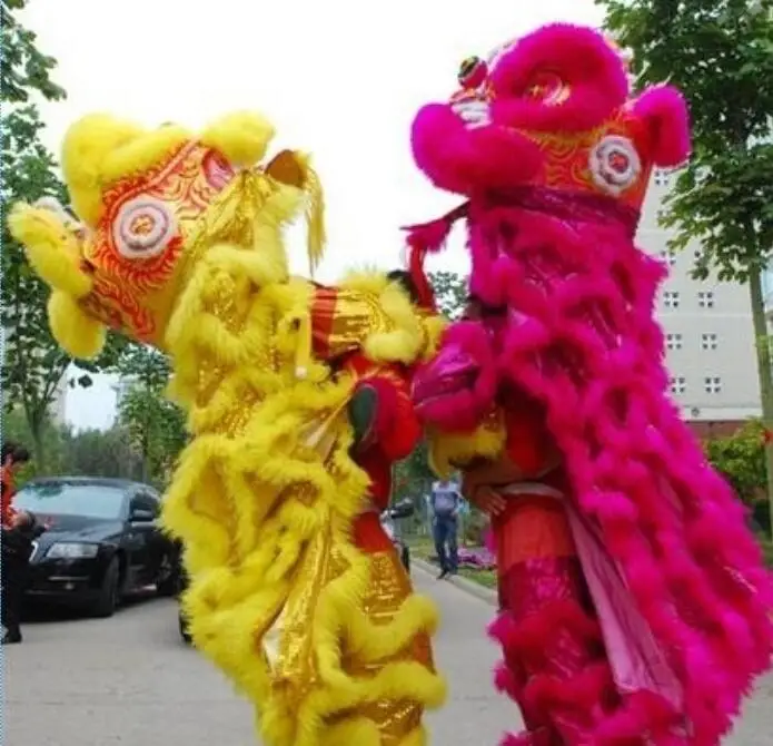 Oversea Chinese Celebrate the festivals Lion dance Outfit Cantonese Lion dance costume Foshan Wool Hand Made Stage Accessories
Oversea Chinese Celebrate the festivals Lion dance Outfit Cantonese Lion dance costume Foshan Wool Hand Made Stage Accessories